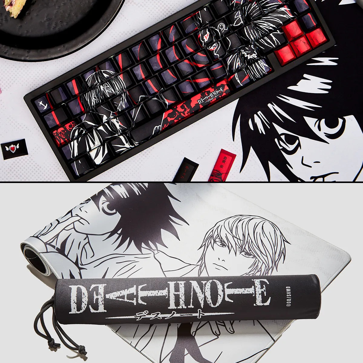 Death Note | Light and L Mousepad + Keycap Kit - Team Liquid