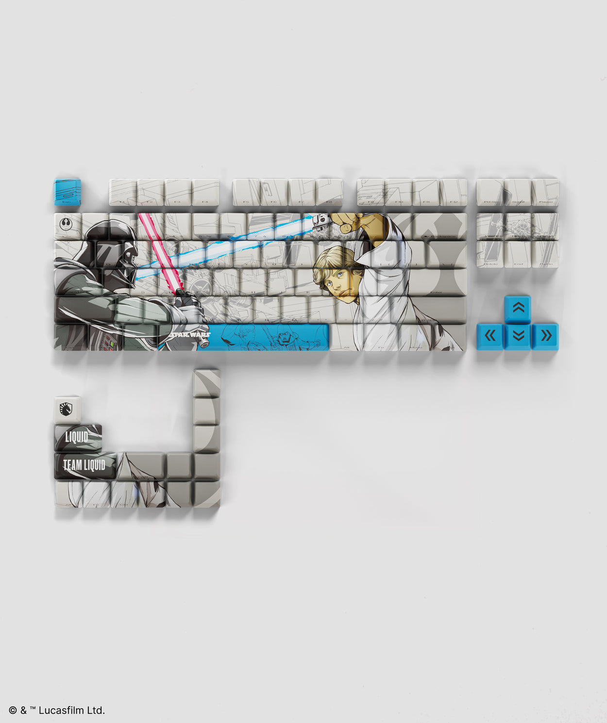 STAR WARS™ SKYWALKER KEYCAP SET - Team Liquid