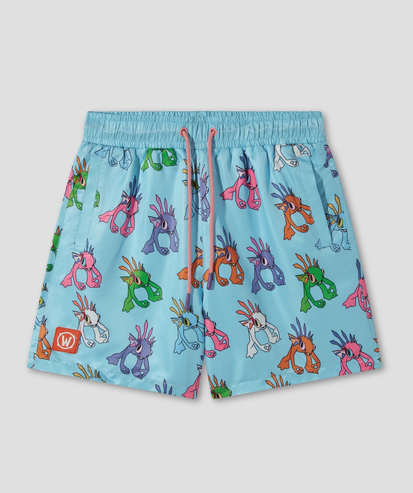 WORLD OF WARCRAFT MURLOC POOL SHORTS - BLUE