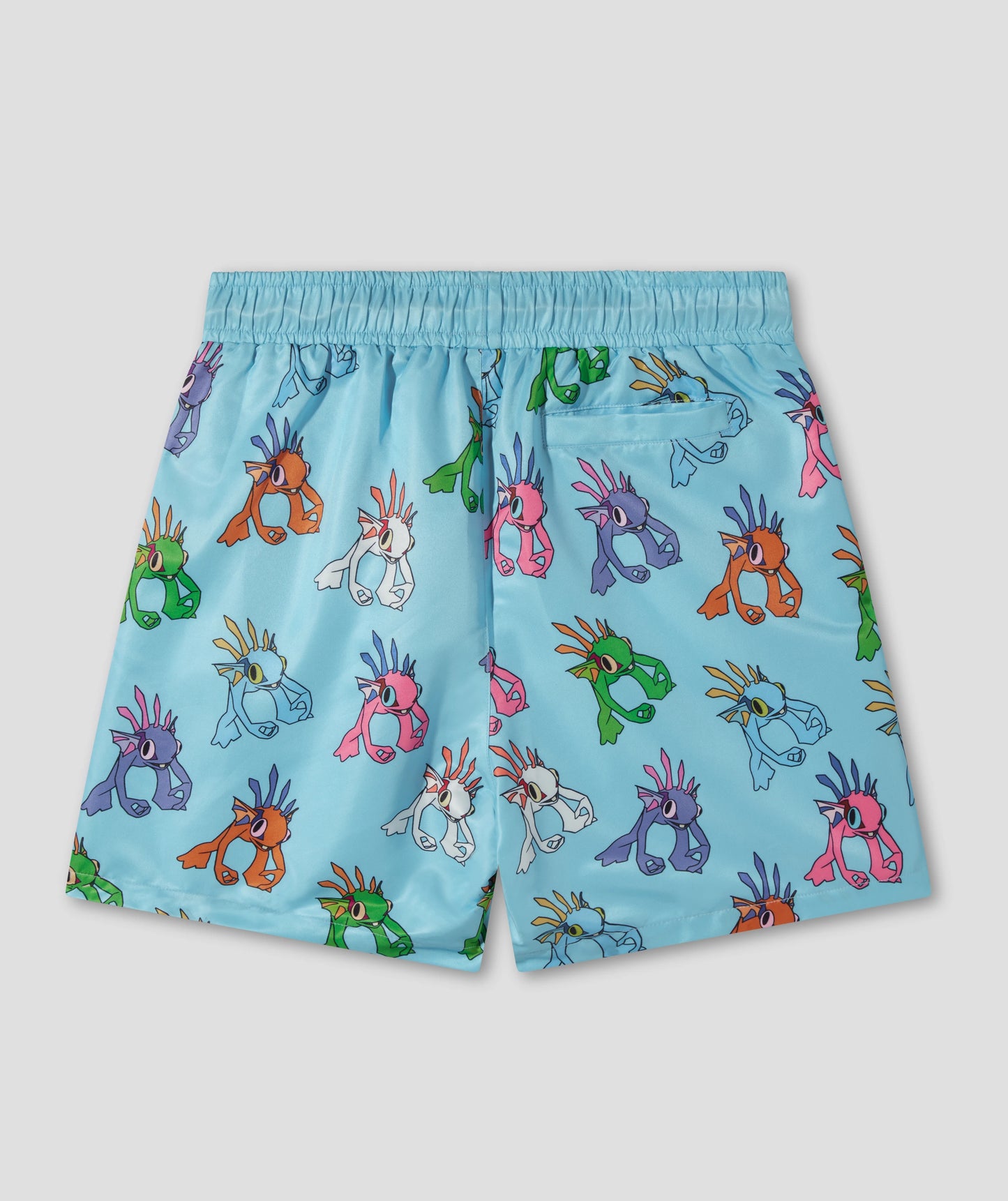 WORLD OF WARCRAFT MURLOC POOL SHORTS - BLUE