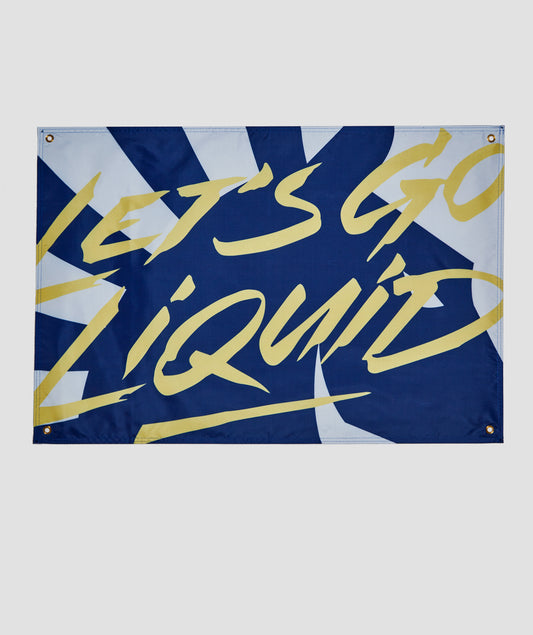 TEAM LIQUID FLAG - SUNRISE GOLD 5 x 3