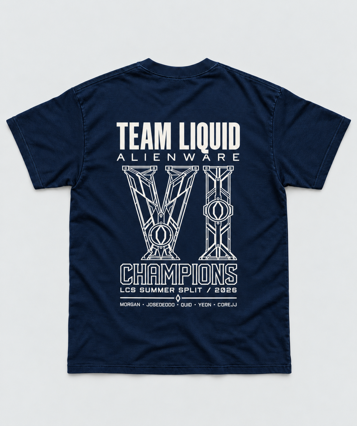 2026 TEAM LIQUID ALIENWARE LCS SUMMER CHAMPIONS TEE
