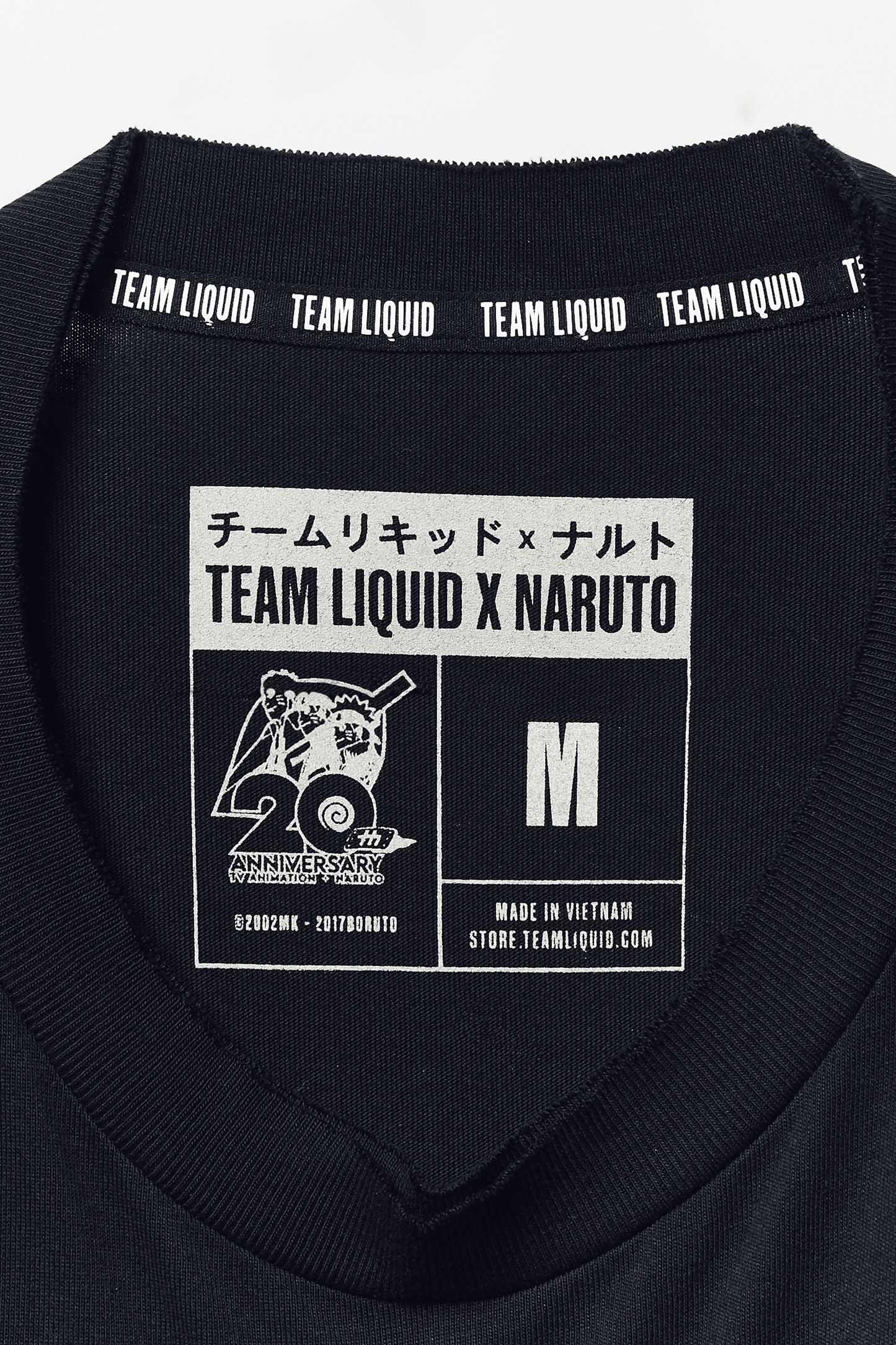 LIQUID X NARUTO 20Y LIGHTNING SASUKE LONG SLEEVE TEE - Team Liquid
