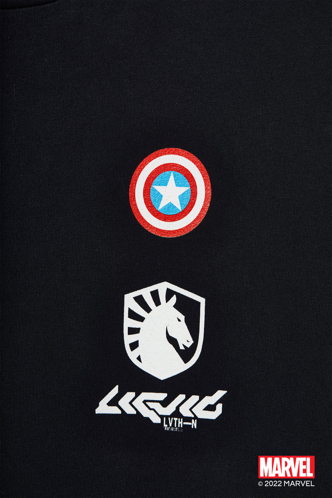 LIQUID X MARVEL CAPTAIN AMERICA CAPSULE COLLECTION CAP & BLUE - Team Liquid