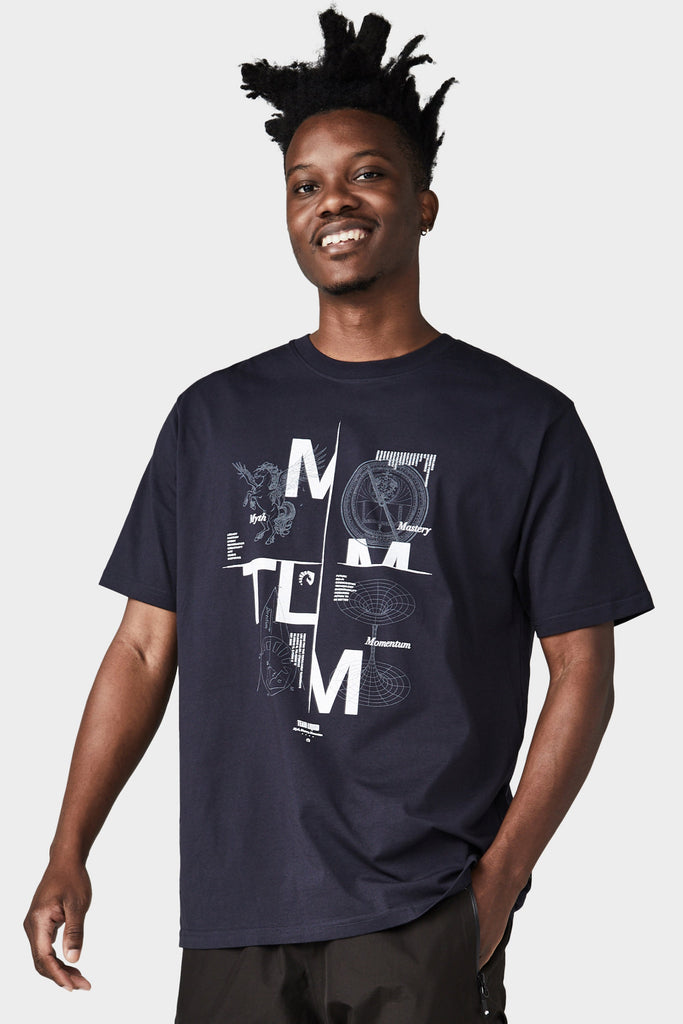 MYTH MASTERY MOMENTUM SHORT SLEEVE TEE - NAVY - Team Liquid