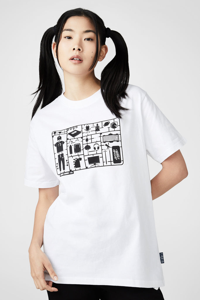 LIQUID LOADOUT SHORT SLEEVE TEE - WHITE - Team Liquid