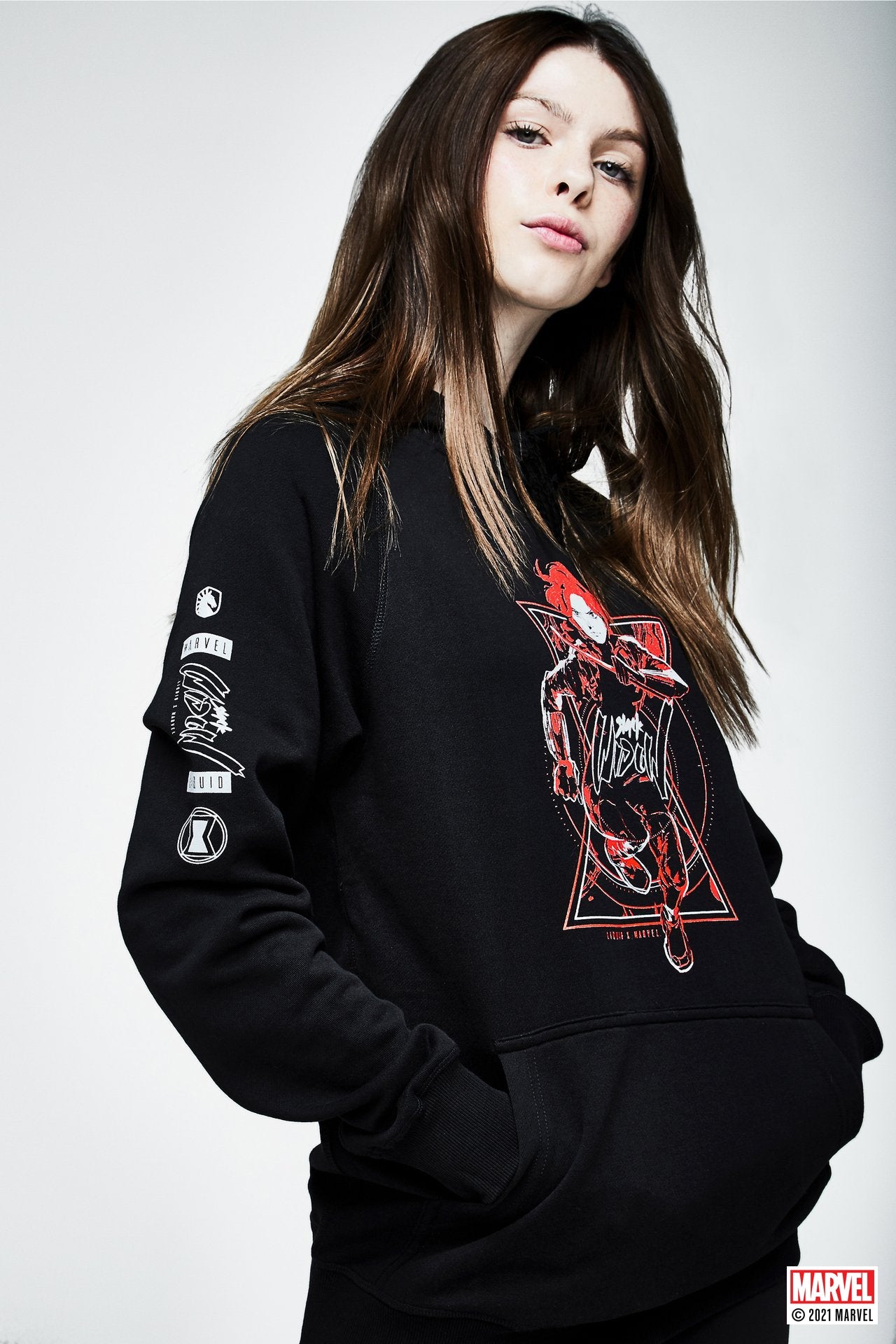 Marvel black widow online sweatshirt