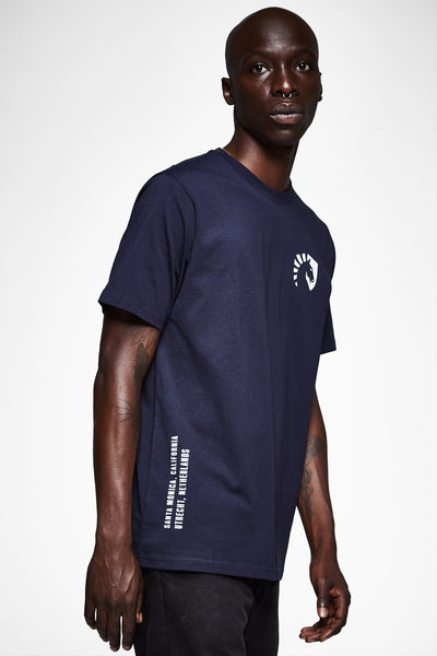 TEAM LIQUID GEOS SHORT SLEEVE TEE NAVY - Team Liquid