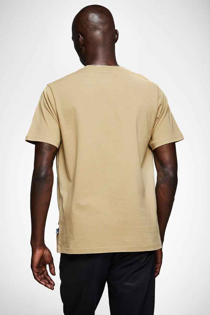 SHIELD EMBLEM SHORT SLEEVE TEE - TAUPE - Team Liquid