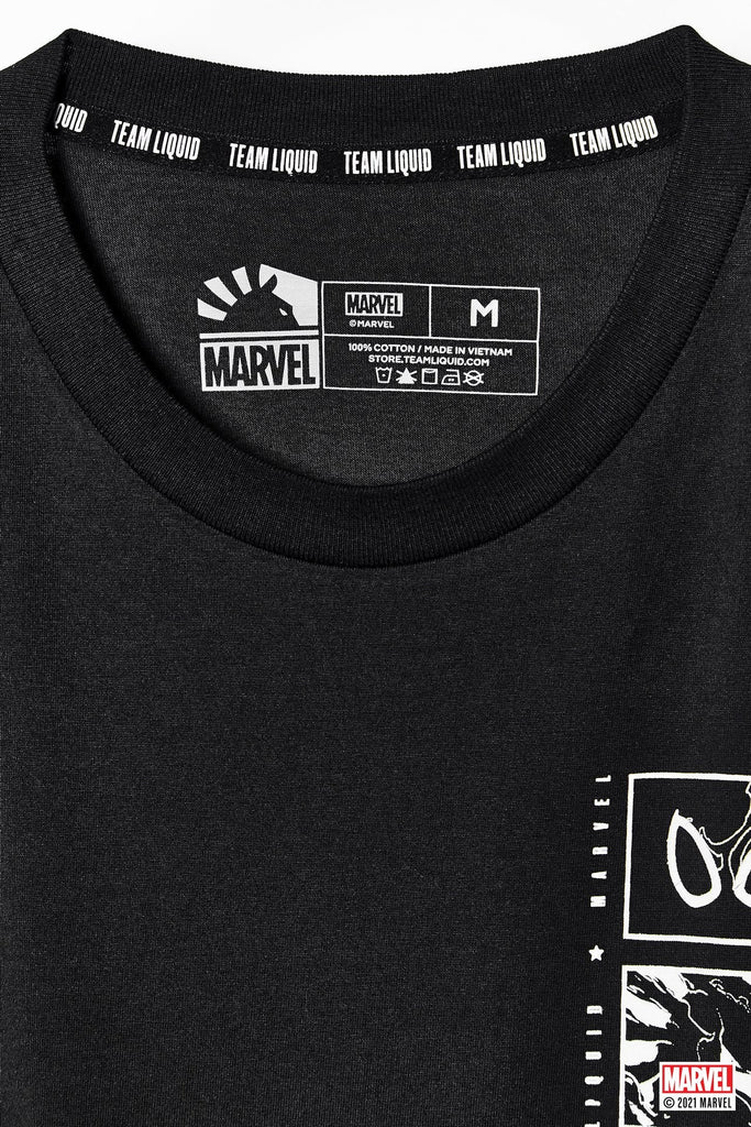 LIQUID x MARVEL SPIDER-MAN ARTWORK SHORT SLEEVE TEE - Team Liquid