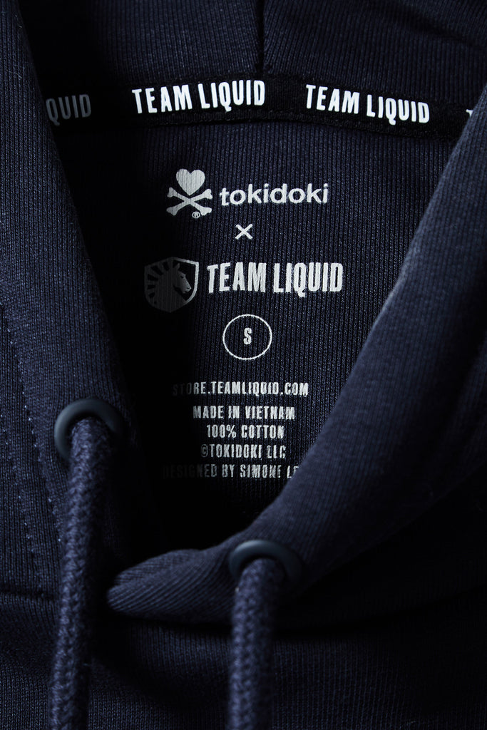 TOKIDOKI x LIQUID NINJA HOODIE - NAVY - Team Liquid