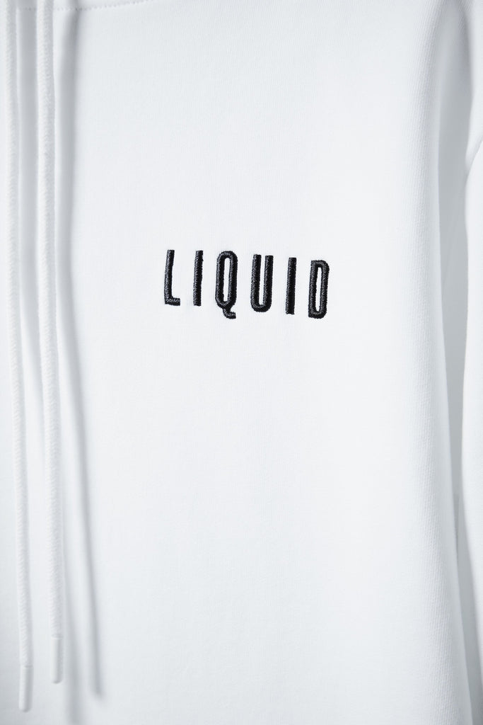 LIQUID CHENILLE HOODIE - WHITE - Team Liquid