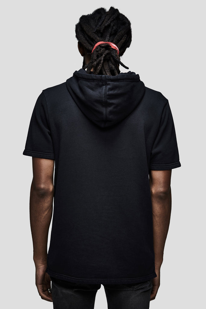 LIQUID HERITAGE SHORT SLEEVE HOODIE - BLACK - Team Liquid