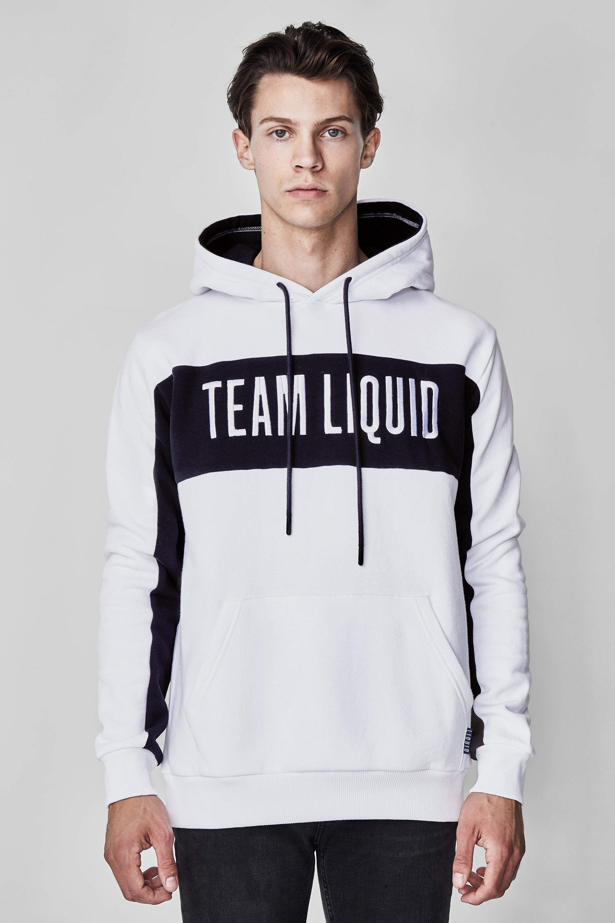 Colour blocking hoodie outlet