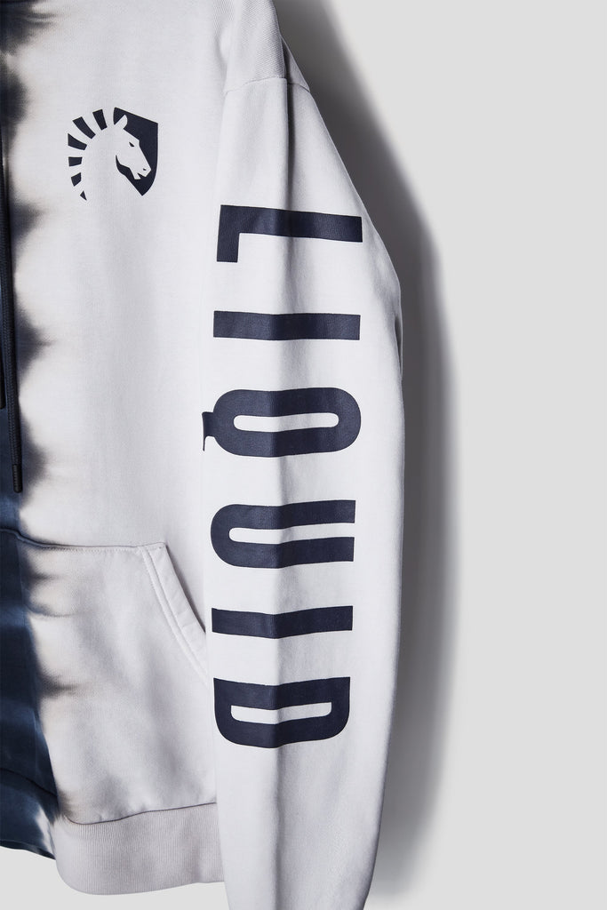 LIQUID HERITAGE HOODIE - VERTICAL DIP DYE - Team Liquid
