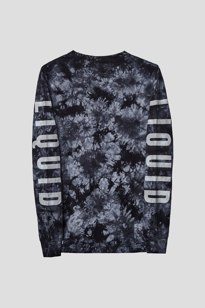 LIQUID HERITAGE LONG SLEEVE TEE - BLACK CRYSTAL WASH - Team Liquid