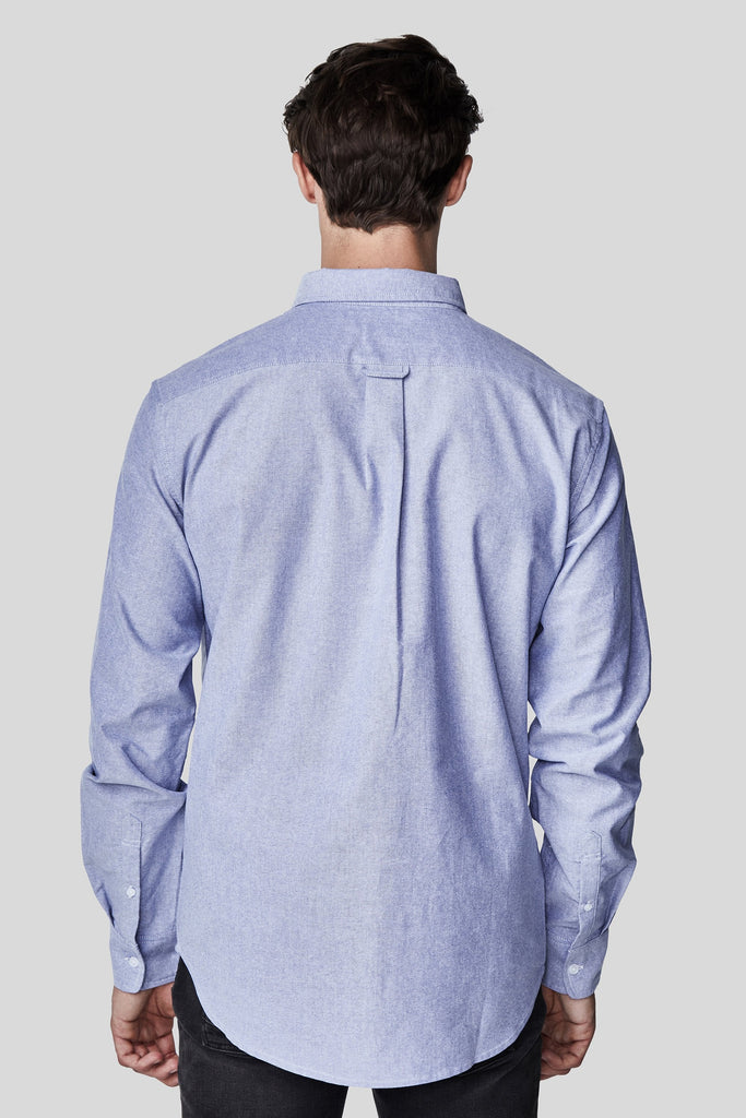 LIQUID LONG SLEEVE OXFORD SHIRT - BLUE OXFORD - Team Liquid