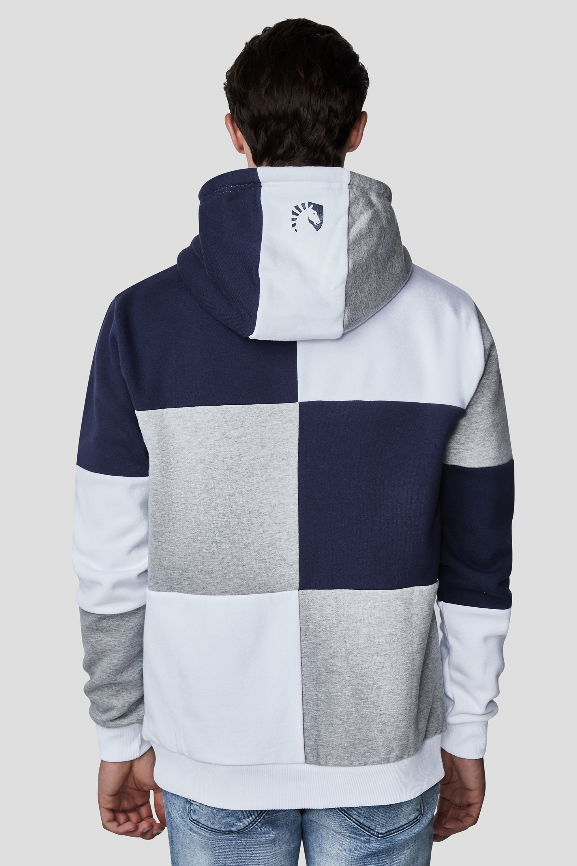 Patchwork hoodie mens hotsell