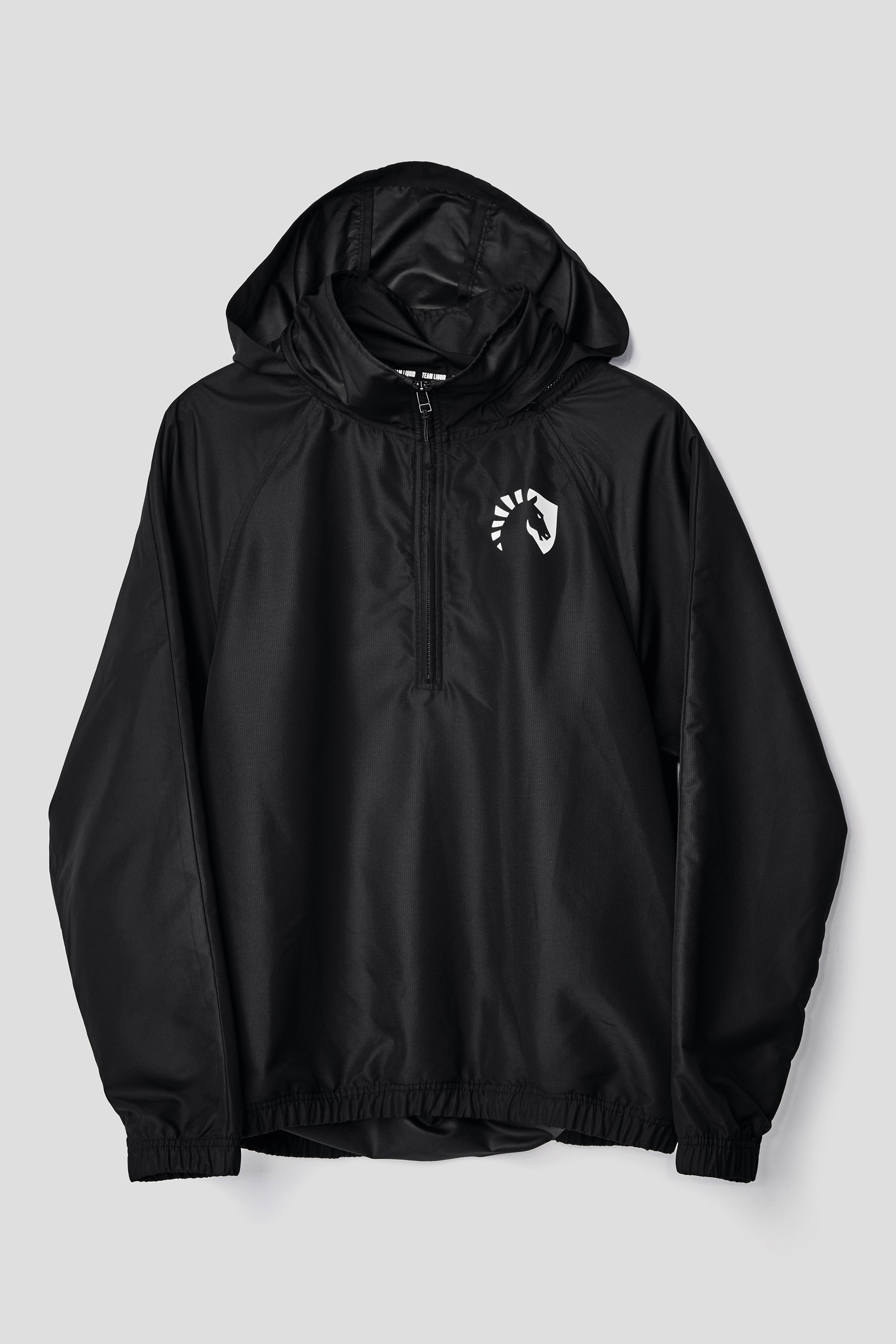 Black discount pullover windbreaker