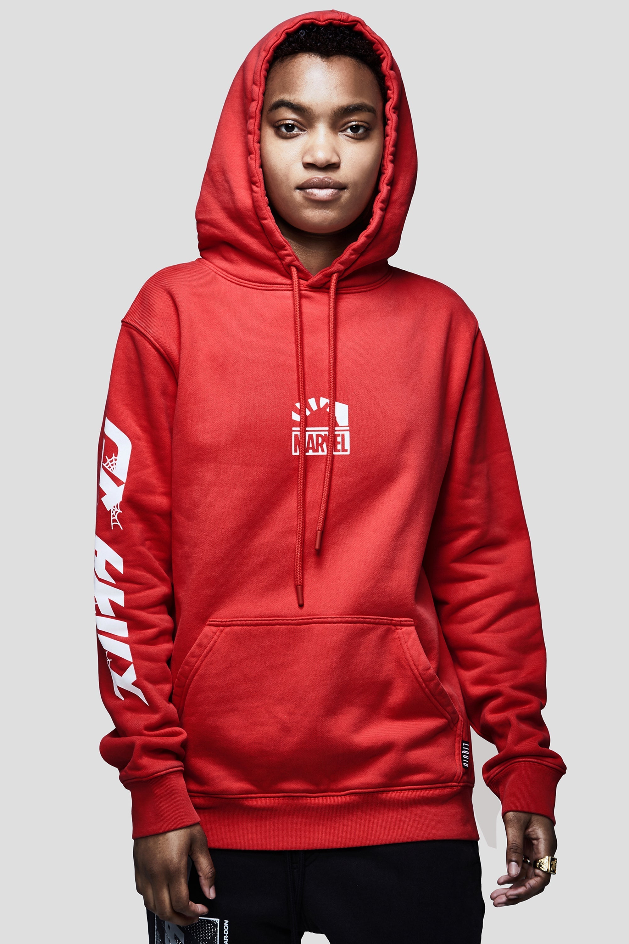 Marvel best sale red hoodie