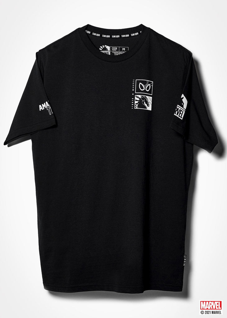 LIQUID x MARVEL SPIDER-MAN ARTWORK SHORT SLEEVE TEE - Team Liquid
