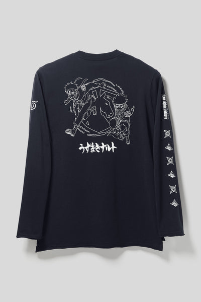 【HI FI FNK】Luck Layered Washed Longsleeve 6411 Sueded Long Sleeve T-Shirt Heather Forest Green | Next