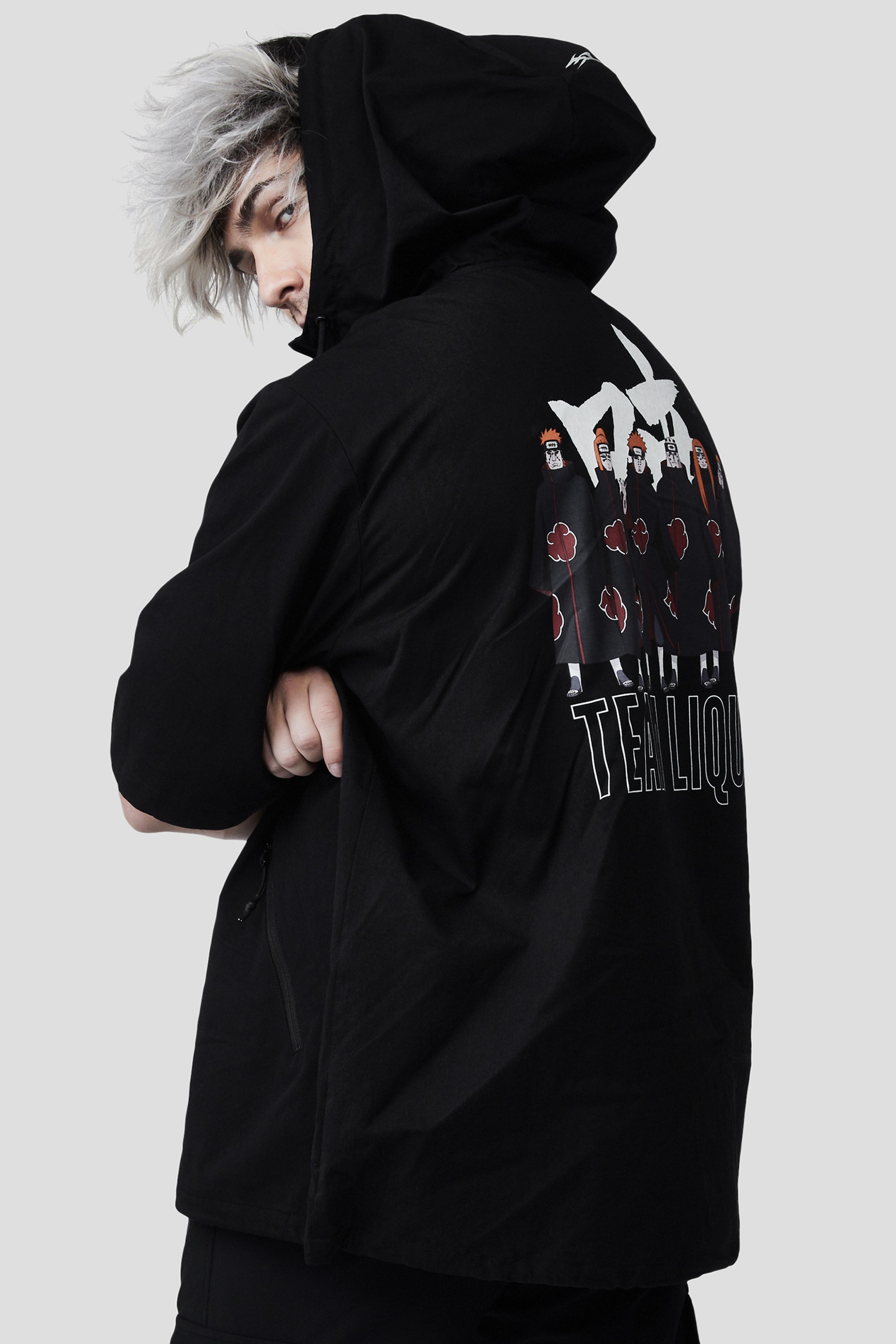 Liquid x naruto akatsuki six paths of pain short sleeve tech