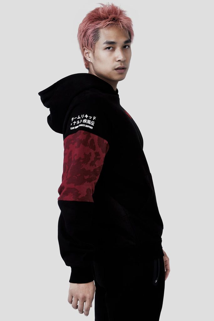 LIQUID x NARUTO AKATSUKI CHENILLE CLOUD PULLOVER HOODIE - Team Liquid