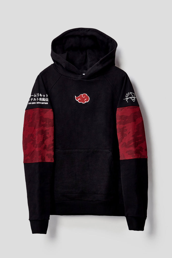 LIQUID x NARUTO AKATSUKI CHENILLE CLOUD PULLOVER HOODIE - Team Liquid