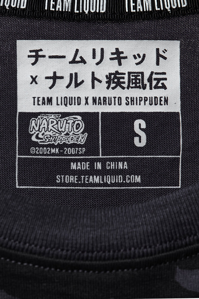 LIQUID x NARUTO AKATSUKI ITACHI AMATERASU SHORT SLEEVE TEE - Team Liquid