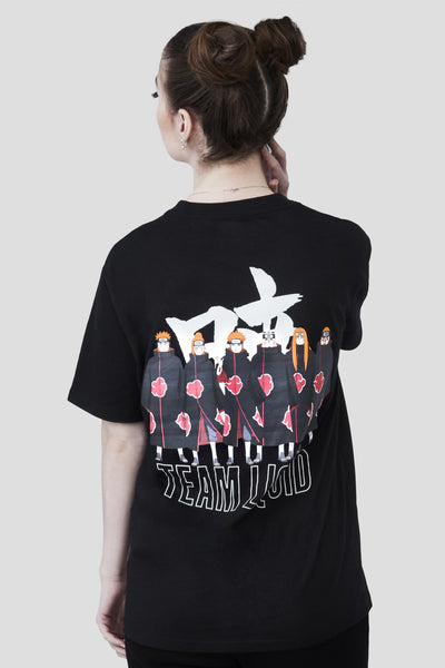 LIQUID x NARUTO AKATSUKI SIX PATHS OF PAIN SHORT SLEEVE TEE - BLACK - Team Liquid