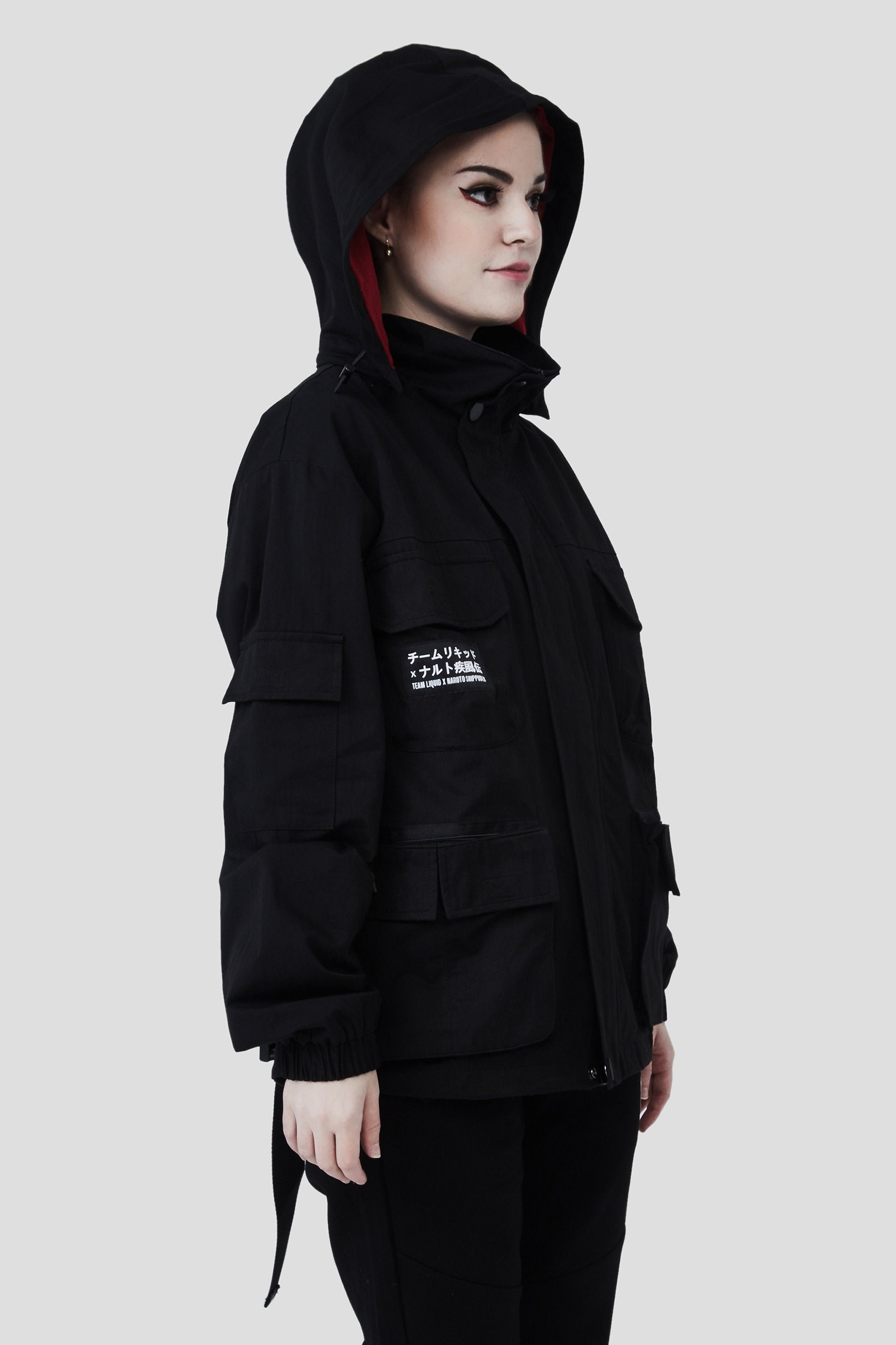 Naruto akatsuki itachi packable tech jacket | Team Liquid Store