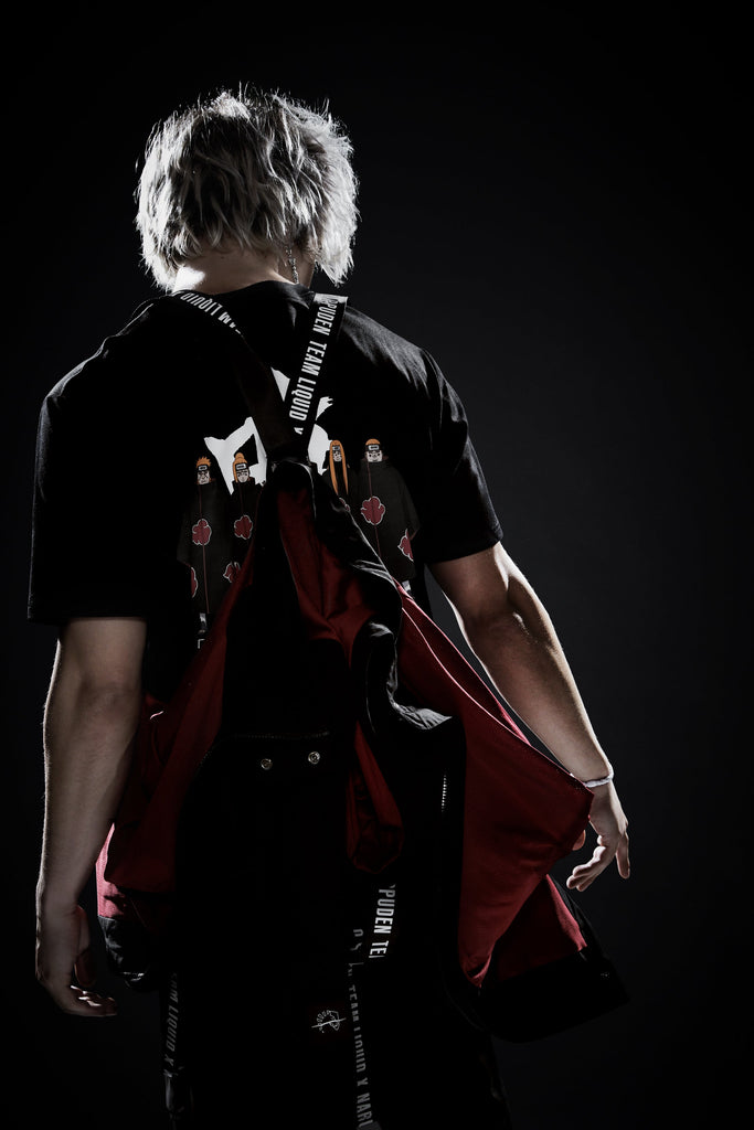 LIQUID x NARUTO AKATSUKI SIX PATHS OF PAIN SHORT SLEEVE TEE - BLACK - Team Liquid