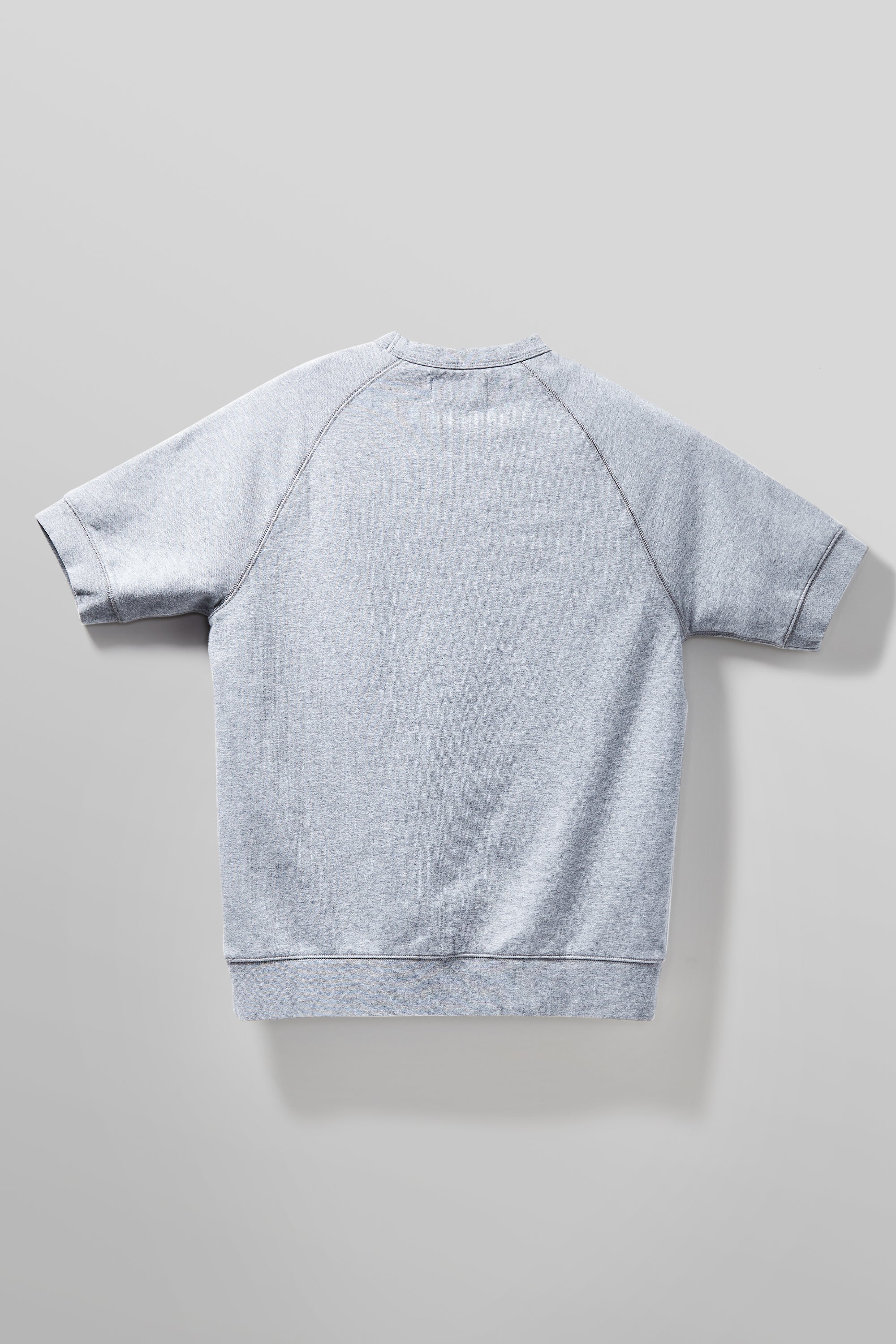 ★【Project G/R】★Shoulder Pad Short Sleeve Sweatshirt★ 프로젝트 G/R 디태쳐블 숄더 패드 숏슬리브 스웨트셔츠 블랙