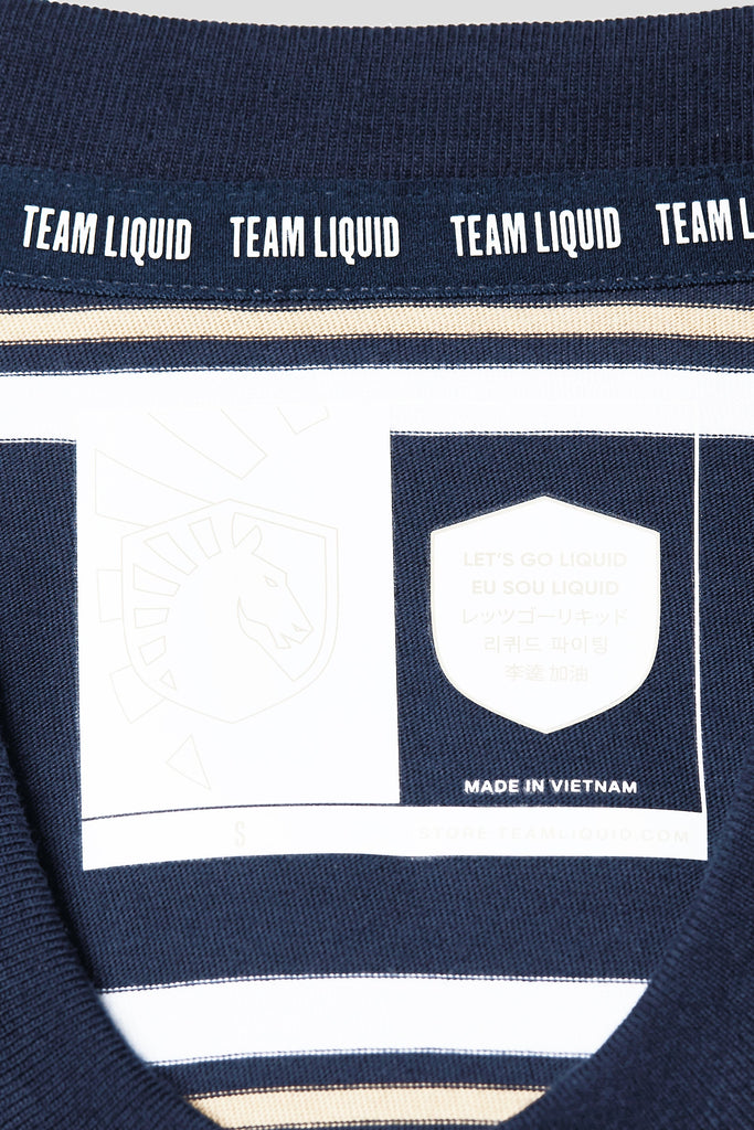 LIQUID YARN DYE STRIPE SHORT SLEEVE TEE - Team Liquid