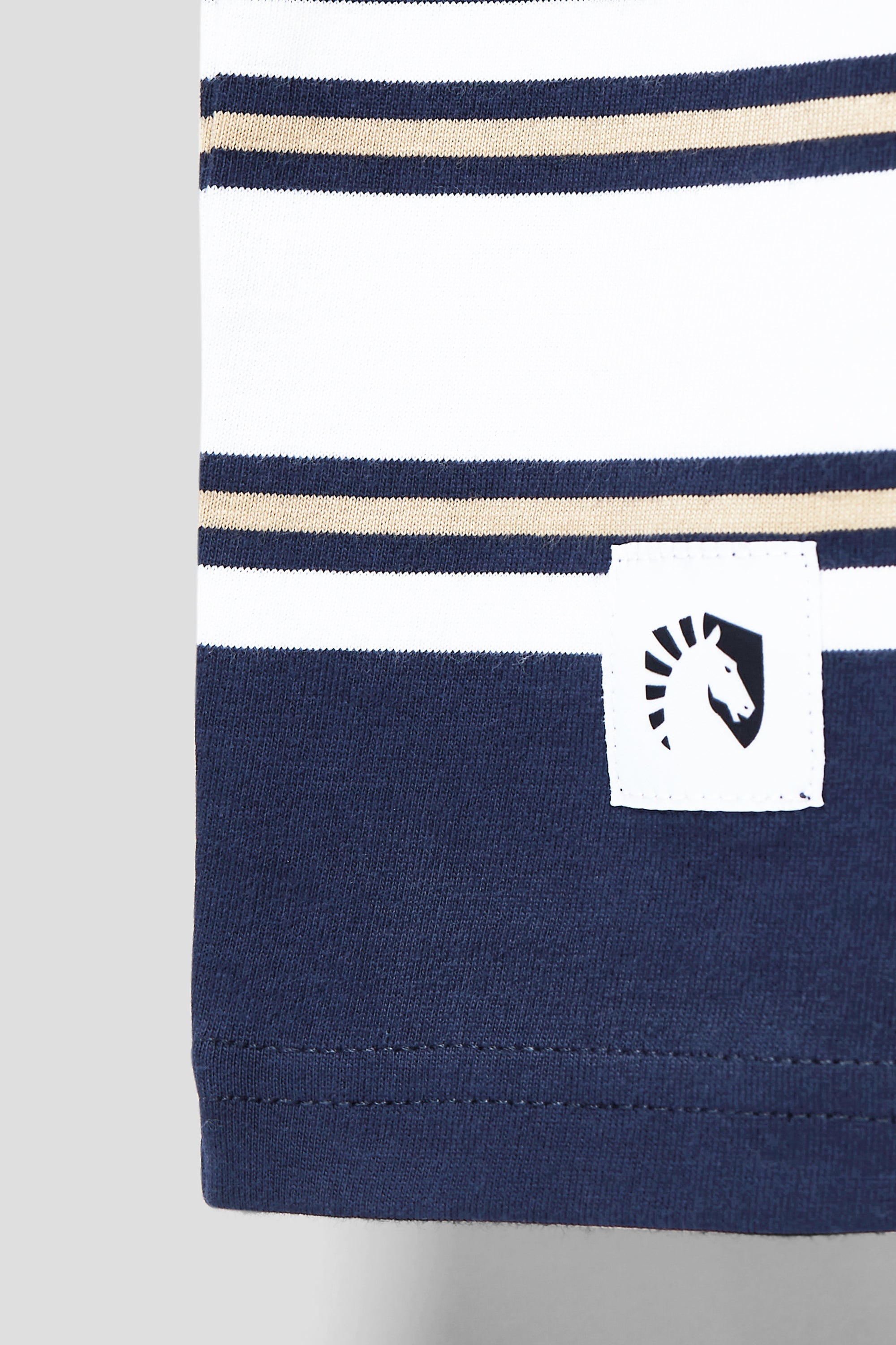 Yarn dye stripe short sleeve tee | Team Liquid Store