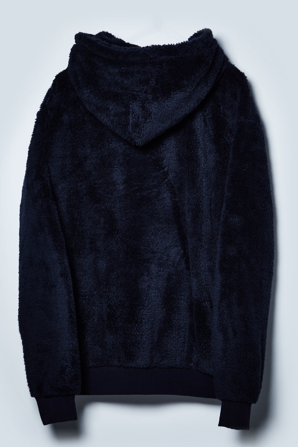 PLUSH PULLOVER HOODIE NAVY XXS